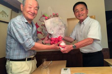 高瀬周作先生の叙勲受賞のお祝いをしました。