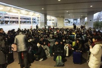 １月２２日（月）　７１期生が北海道修学旅行に出発しました。
