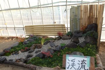 草花造園専攻　日本庭園完成！